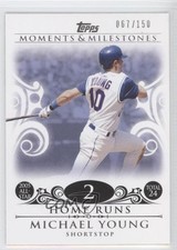 2008 Topps Moments & Milestones 67/150 Michael Young (2005 All-Star 24 HRs) 0a1
