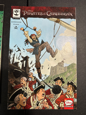 Pirates of the Caribbean #1 Disney comics 2016 Jack Sparrow App Joe Books Ltd