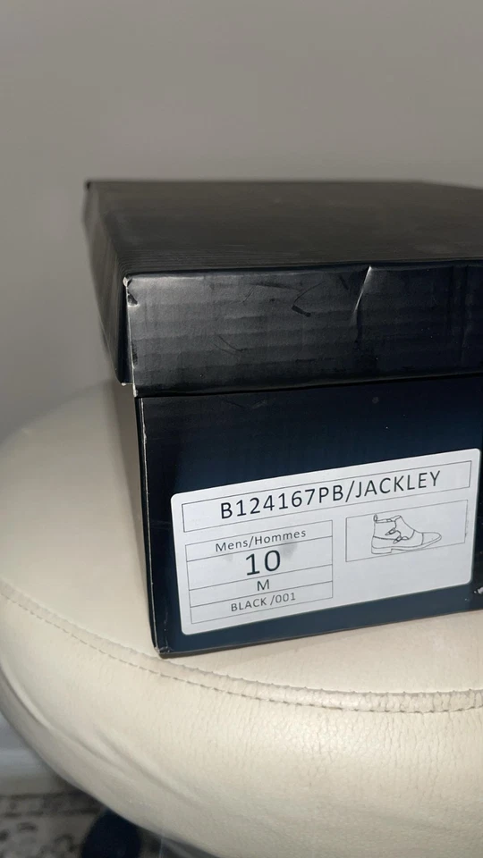 Botas de cuero para hombre talla 10 EE. UU. color negro y marrón Foto 3 de 4