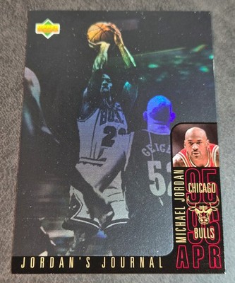 Michael Jordan # J6 Jordan's Journal 1996-97 Upper Deck Collector's Choice EN/IT