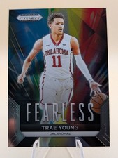 2024 Prizm Draft Picks Trae Young Fearless basketball insert card #1 Oklahoma