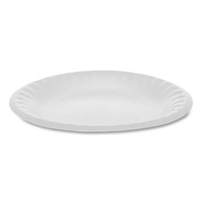 Pactive YTH100060000 Laminated Foam Dinnerware, Plate, 6" Diameter, White,