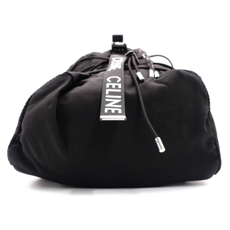 CELINE Backpack Nylon Black Rucksack Trekking Log… - image 5