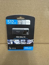 PNY - PRO Elite V3 512GB USB 3.2 Gen 2 Flash Drive - Black - New 22C