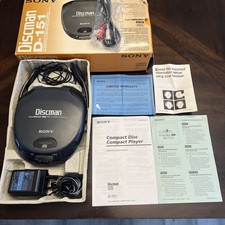 Sony Discman D  151 Portable CD Player Complete Boxed Set Vintage Rare Working