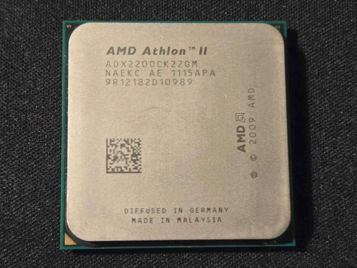 Processeur 1 x AMD Athlon II X3 450 / 3.2 GHz Socket AM3 L2 1.5 Mo ( 3 x 512 Ko ) Box