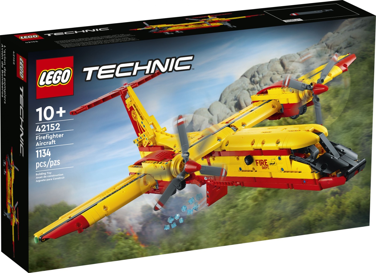 Lego Technic Löschflugzeug 42152 1134 Teile - Bild 3