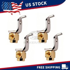 4pcs Brake Line Tee For 316 Tube W Mounting Bracket Inverted Flare 38-24