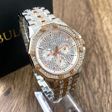 Bulova Octava 98C133 Crystal Dial Two-Tone Stainless Steel Men's Watch