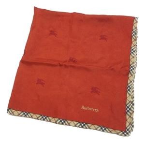 Burberrys Scarf Silk Nova Check Hose Red/X Women'S Authentic thumbnail 9