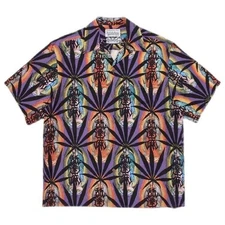 WACKO MARIA Aloha Shirt Namadaruma Wacko Maria Purple XL