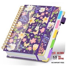Spiral Journal Notebooks for Work, 300 Pages 5 Subject Notebook College Ruled