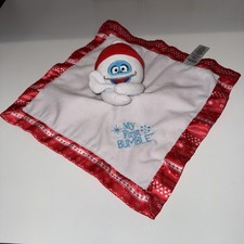 Rudolph Red Nosed Reindeer My First BUMBLE LOVEY Security Blanket RATTLE 12"