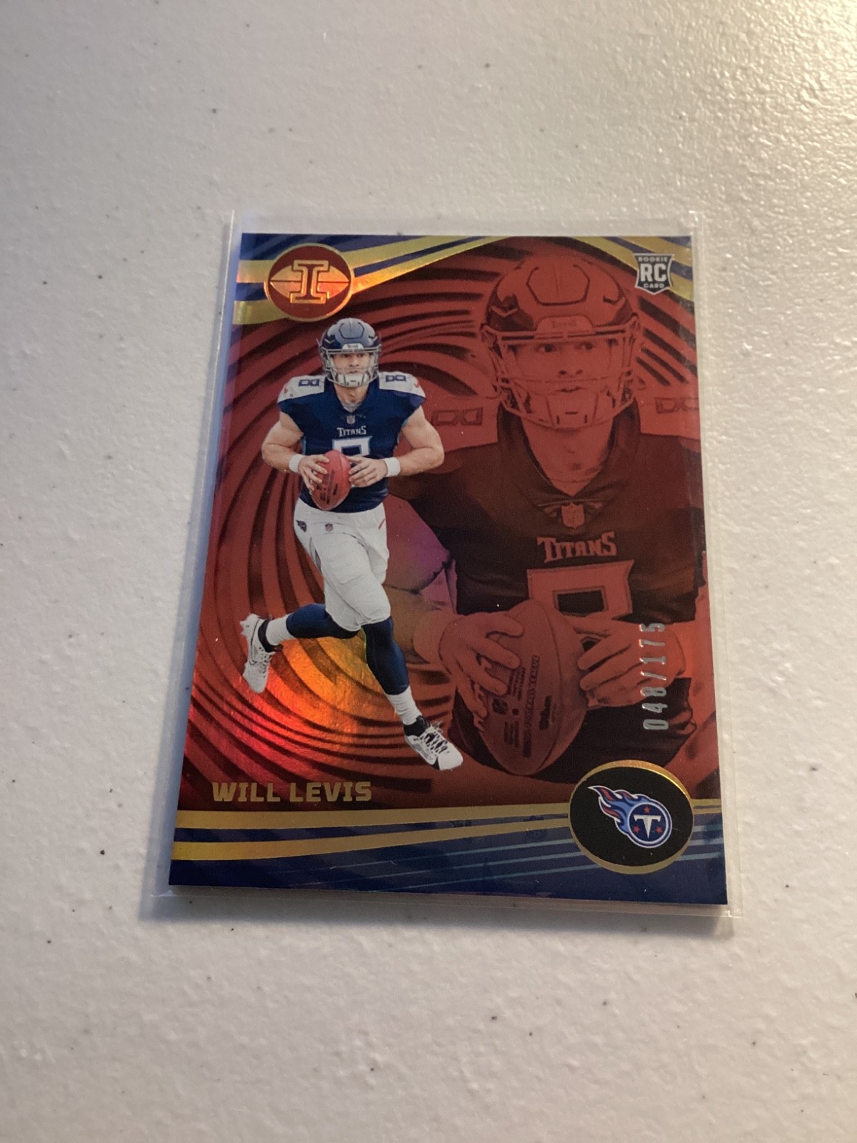 2023 Panini Illusions - Will Levis #95 Red /175 (RC)