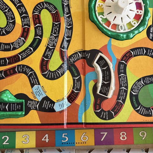 Vintage 1960 The Game Of Life by Milton Bradley Company Board - USA - COMPLETE - Picture 11 of 22