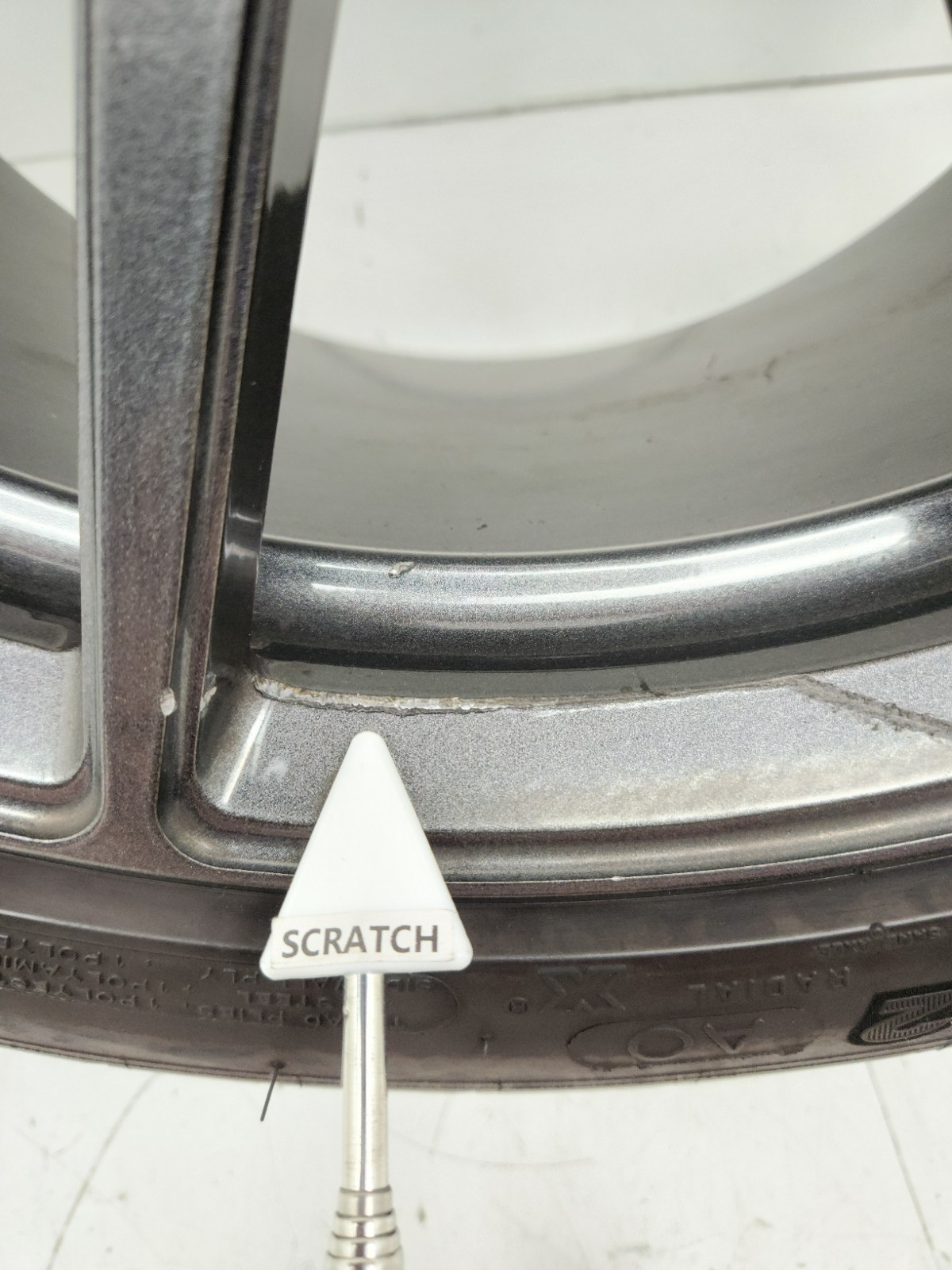 2012-2014 MCLAREN MP4-12C 650S REAR SPOKE RIM WHEEL TIRE OEM 11B0670CP