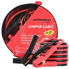 Heavy Duty Jumper Booster Cables Commercial Grade Battery 6 Gauge 16ft 500 Amp
