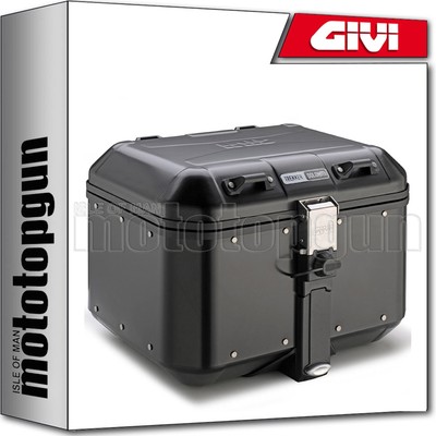 TREKKER DOLOMITI BLACK ALUMINIUM TOP CASE 46 LT GIVI SYM MAXSYM TL 500 2020 20