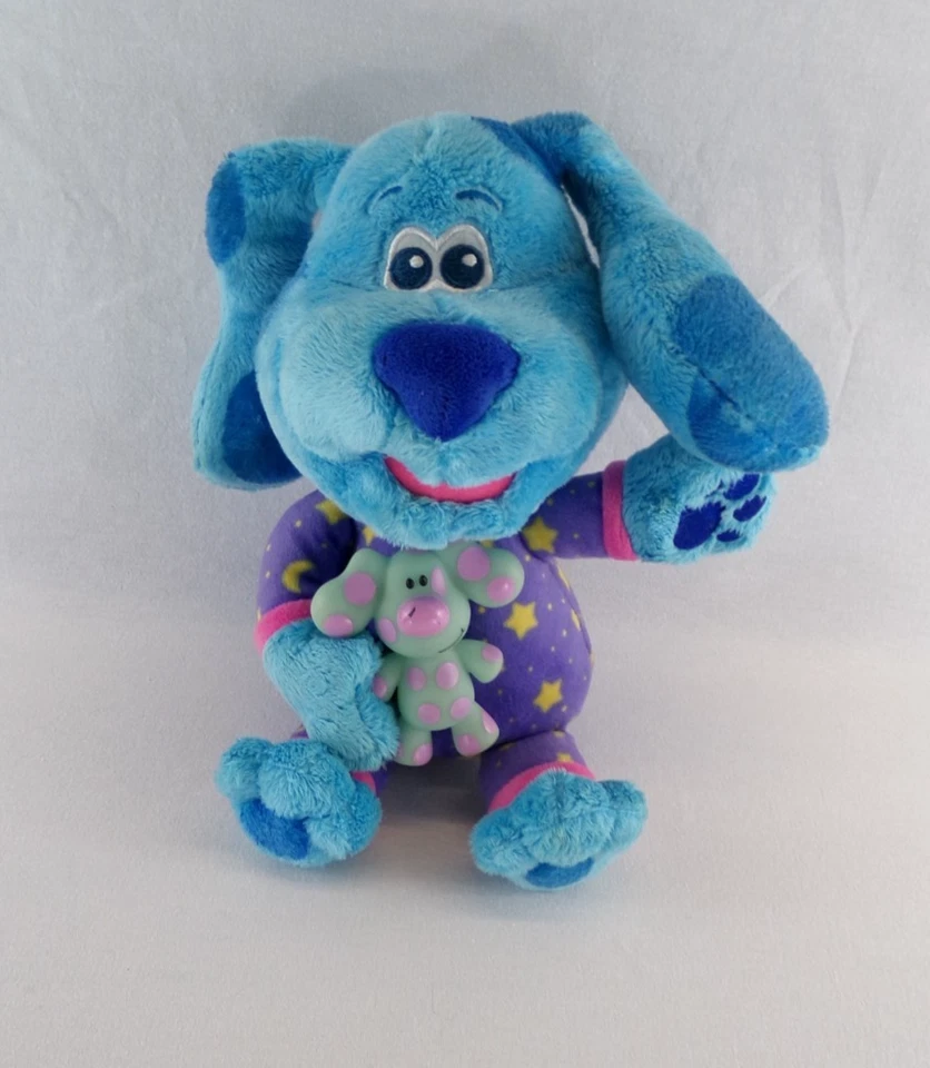 Blue’s Clues And You! Peluche azul para dormir de 13 pulgadas, relleno musical iluminado - funciona Foto 2 de 4