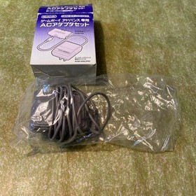 Nintendo Game Boy Advance Black Console AC Adapter Famicom Mini 3 Games CIB JP
