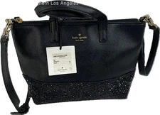 New Kate Spade New York Ina Greta Court Glitter Satchel/Crossbody NWT