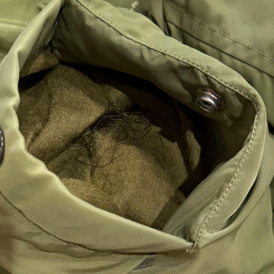 Buzz Ricksons B-15B Flight Jacket Collar Boa Khak… - image 9