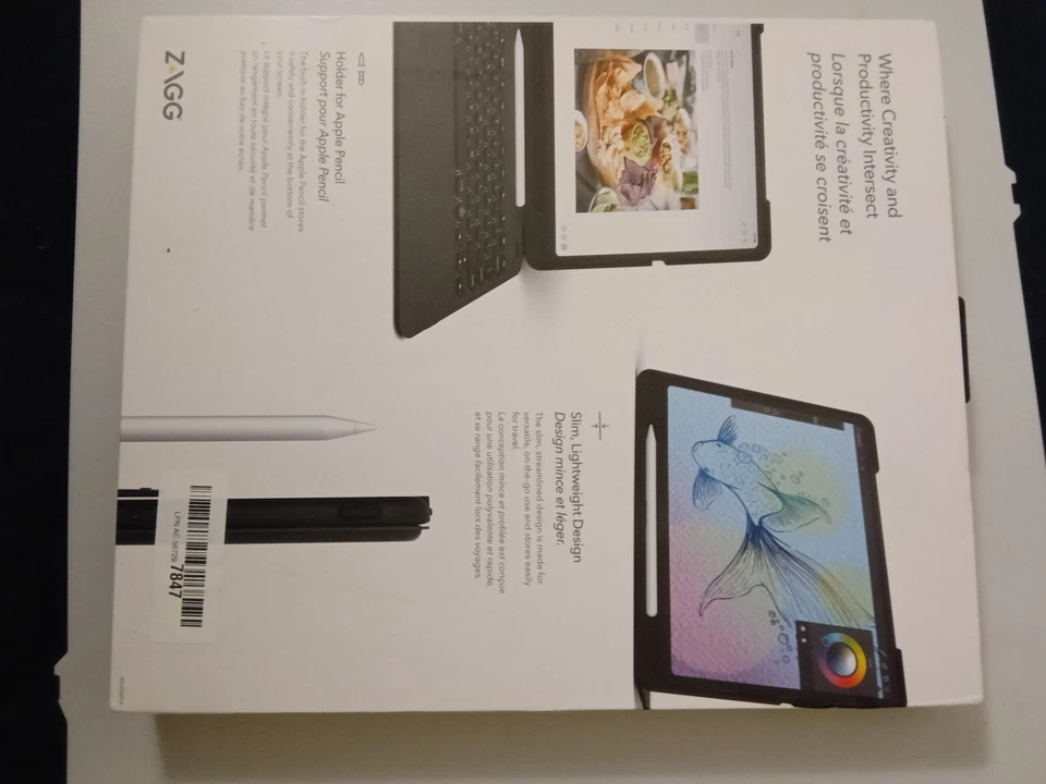 Teclado ZAGG Slim Book Go para Apple iPad Pro 12,9" (2018, preto) - Imagem 2 de 4