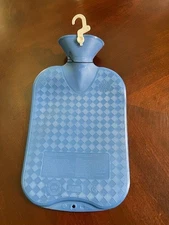 Hot Water Bottle by Fashy for Pain, Swelling or to Keep Warm - New