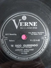 Adolfo Avellanet Te Sigo Queriendo / Que Ingrata Son Las Mujeres 78 RPM VG #813
