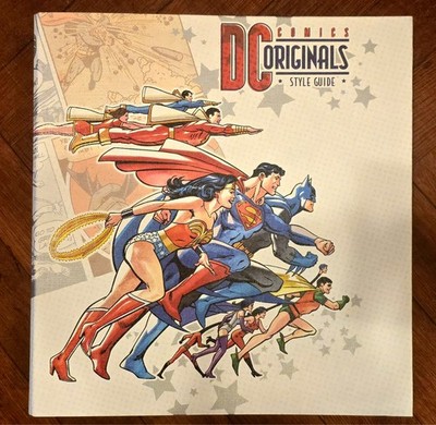 DC COMICS ORIGINALS STYLE GUIDE Super Rare Folder Jose Luis Garcia Lopez Book
