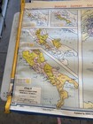 Antique Map Of Ancient Italy Denoyer Geppert Folding Map Rare 500 B.C. - 265 B.C — photo 3