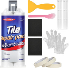 Shower Tray Repair Kit, Bath Repair Kit for Porcelain Ceramic and Marble, Bathtu