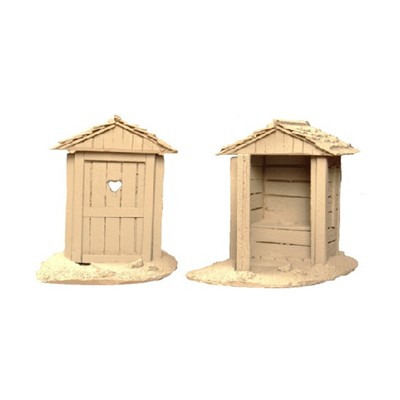 Novus Design Mini Buidling 28mm Medieval Outhouse (2015 Ed) Pack New