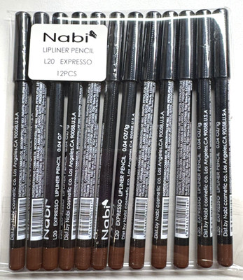 NABI LIPLINER PENCIL L20 EXPRESSO 0.04 OZ 12 PACK - FREE SHIPPING