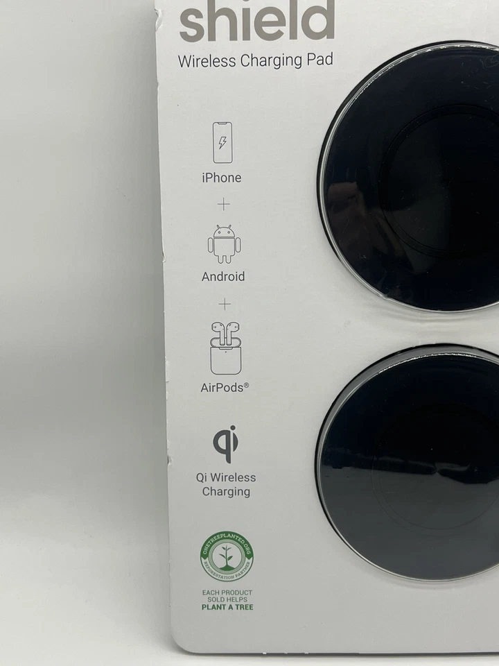 Estación de carga inalámbrica TYLT Shield Pad Qi - Paquete de 2 Foto 4 de 4