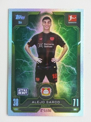 Topps Match Attax Bundesliga 2025-26 RisingStar 354 Alejo Sarco Bayer Leverkusen