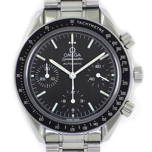 OMEGA Watch Speedmaster 3539.50.00 Black Dial Chronograph SS A...