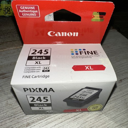 Encre noire authentique Canon Pixma 245 XL - Neuve ! Compatible avec 243