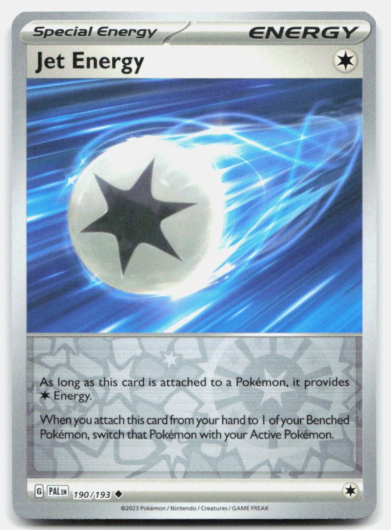 Paldea Evolved Jet Energy 190/193 NM Pokemon Reverse Holo Uncommon Tcg Card