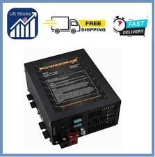 PM4 100A Power Converter 110V AC to 12V DC  100 Amp with Built-in 4-Stage Smart