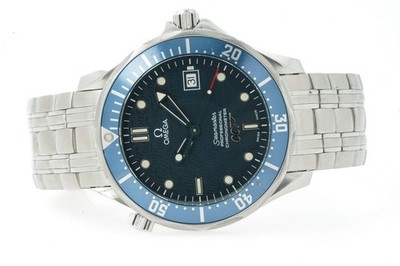 Omega Seamaster Diver 300 M James Bond 007 40th 2537.80 253780 41mm blaues Zifferblatt...