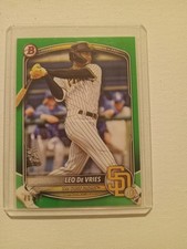 2025 Bowman - Prospects Leo De Vries #BP-59 Green /99 (RC)