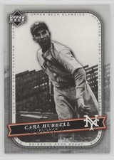 2005 Upper Deck Classics Silver /399 Carl Hubbell #18 HOF m5x