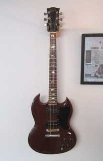 VINTAGE 1970 1975 GIBSON SG WITH ORIGINAL CASE SABBATH AC/DC SOUND!