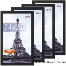 Vck 14X24 Poster Frame Set Of 4 - Wood Picture Frames 1.1-Inch