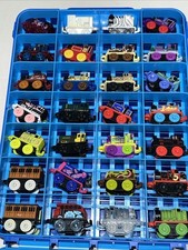Thomas the Train Friends Minis Carrying Case Lot Of 49 Trains No Duplicates