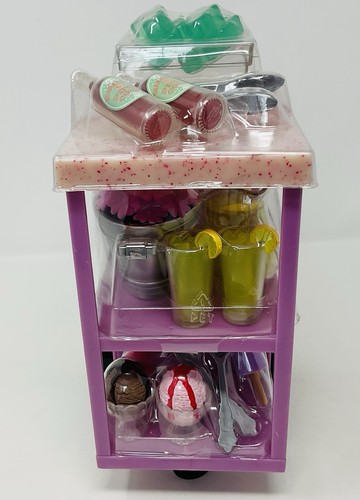 Our Generation Doll Patio Treats Trolley Food Accessory Set Cart Ice Cream 8” - Picture 8 of 12