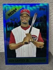 2008 Topps Chrome Trading Card History Ken Griffey Jr #24 Blue Refractor /200