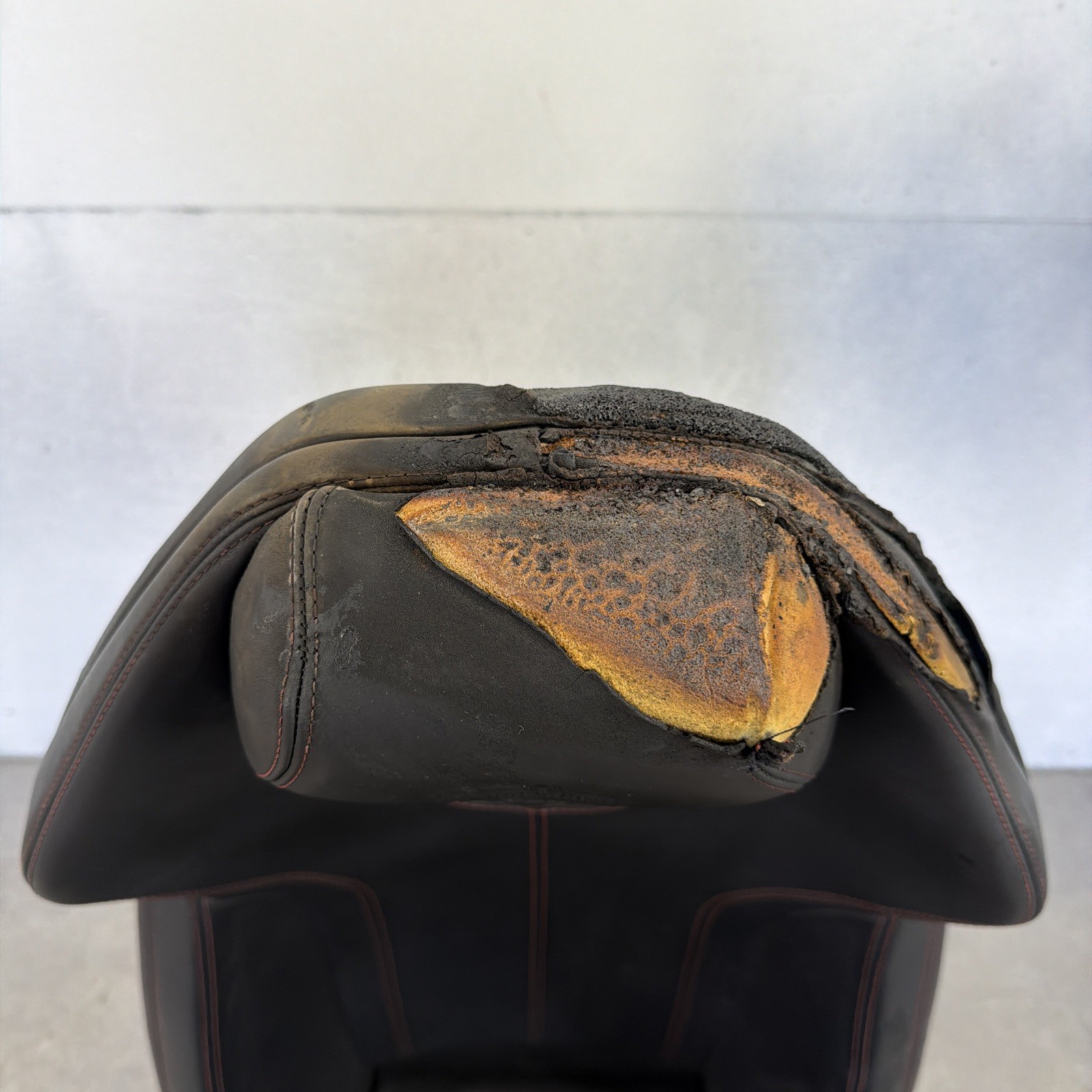 Lamborghini Huracan 2017 Front Right Passenger Seat Cushion Leather 16-19 BURNT