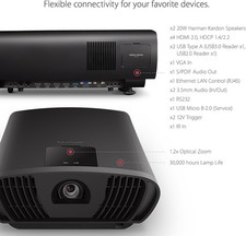 ViewSonic X100 - 4K, 2,900 ANSI Lumens, 4K UHD Smart Projector inc VAT